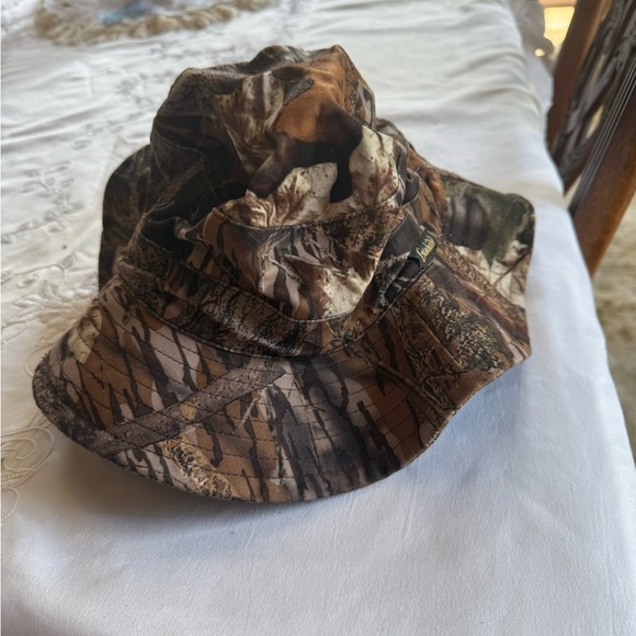 Mossy Oak GAMEHIDE hunting cap excellent condition drawstring for perfect fit - Picture 3 of 9